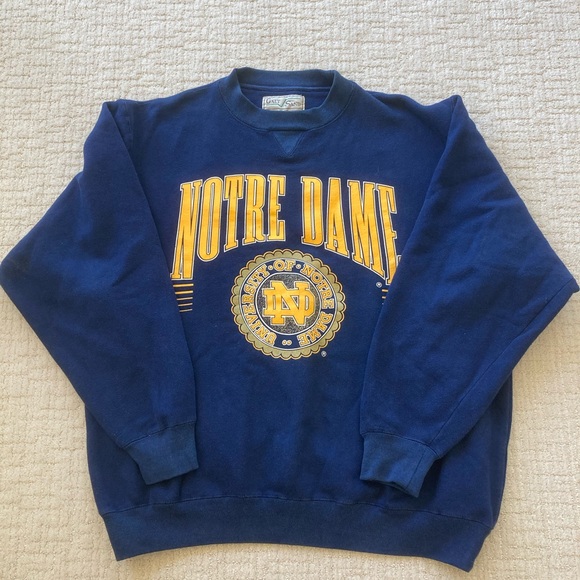 Galt Sand Tops - Univ of Notre Dame Blue Sweatshirt Size XL